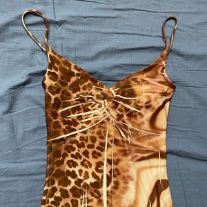 Vintage y2k Forever 21 Brown Dress